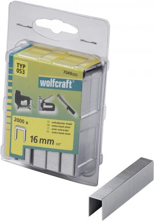 Wolfcraft Široké sponky do sponkovačky výška 16 mm 2000 ks  7049000